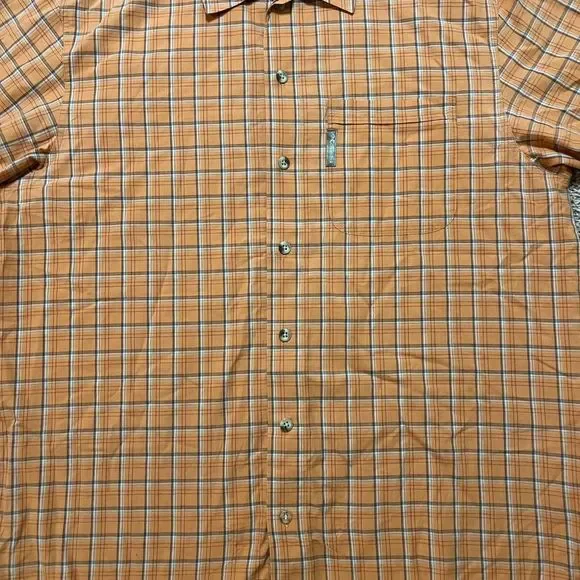 Men’s Columbia Short Sleeve Button Down Shirt Size Medium - Picture 7 of 8